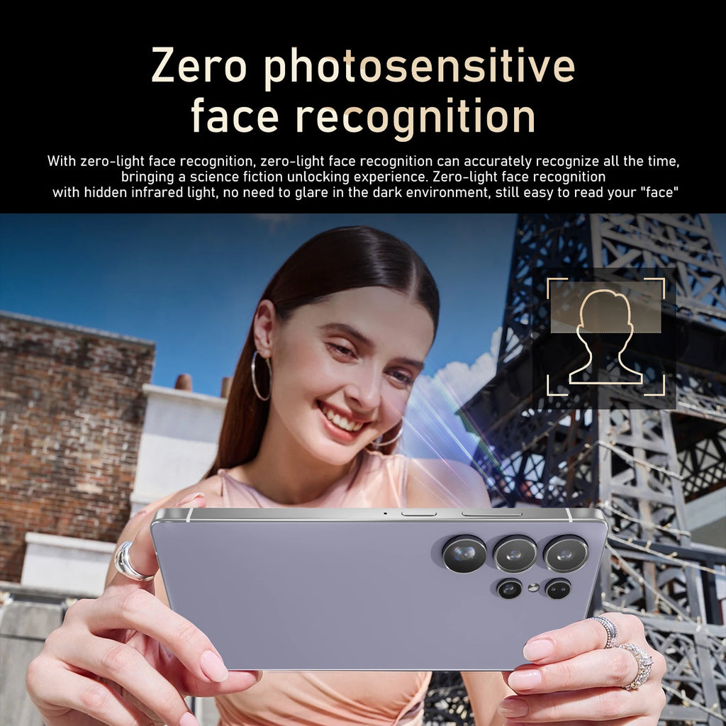 S25 Ultra,Smartphone Android,6.8 inch,12+512GB ROM,4G Network,Mobile phones,Dual SIM,24+48MP Camera,Cellphones