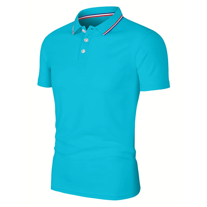 2025 Hot Sale Men's Summer Casual Breathable Comfortable Polo