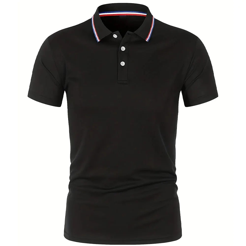 2025 Hot Sale Men's Summer Casual Breathable Comfortable Polo